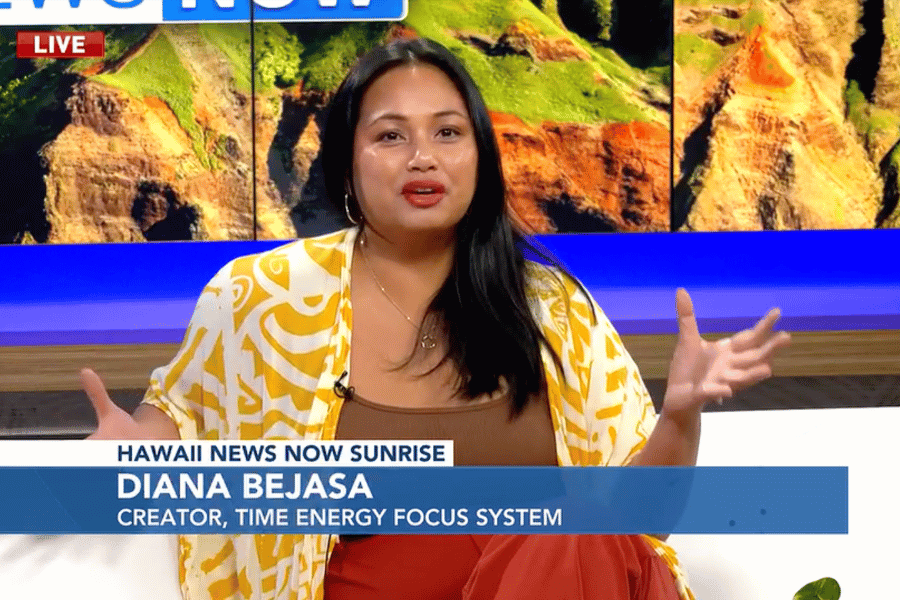 Diana Bejasa Hawaii News Now Sunrise live television keynote speaker
